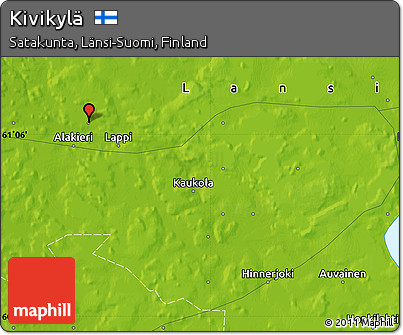 Physical Map of Kivikylä