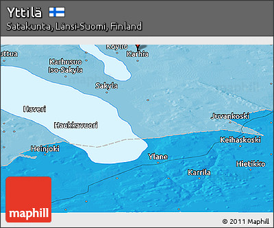 Political Panoramic Map of Yttilä