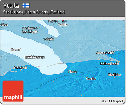 Political Panoramic Map of Yttilä