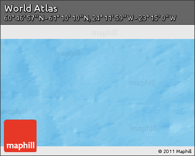 Political 3D Map of the Area around 60° 58' 34" N, 23° 43' 30" W