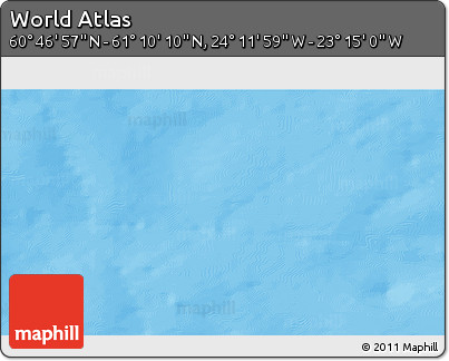 Political 3D Map of the Area around 60° 58' 34" N, 23° 43' 30" W