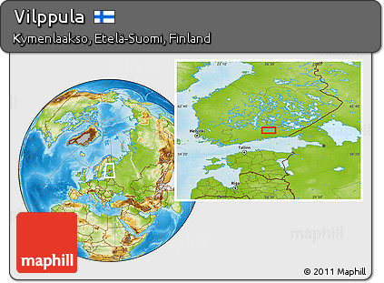 Physical Location Map of Vilppula