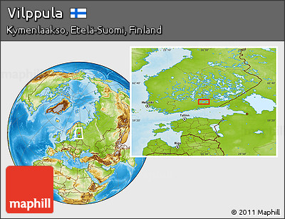 Physical Location Map of Vilppula