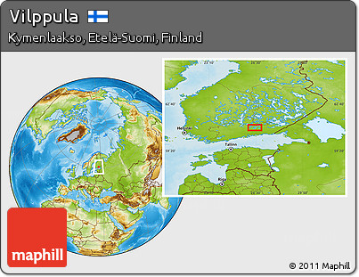 Physical Location Map of Vilppula
