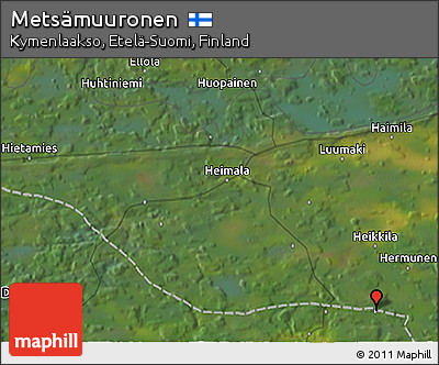 Satellite 3D Map of Metsämuuronen