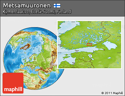 Physical Location Map of Metsämuuronen