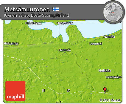 Physical Map of Metsämuuronen