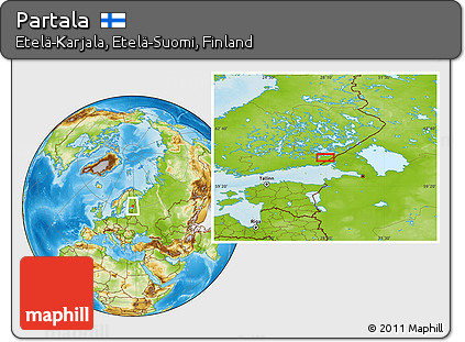 Physical Location Map of Partala