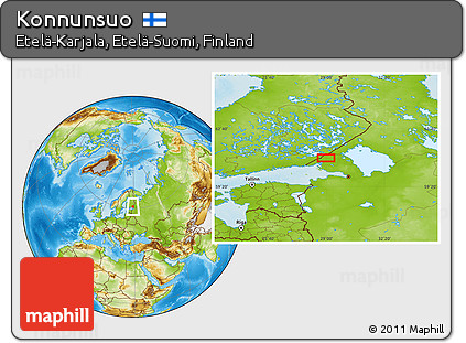 Physical Location Map of Konnunsuo