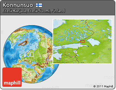 Physical Location Map of Konnunsuo