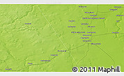 Physical 3D Map of the area around 60° 58' 34" N, 38° 19' 30" E