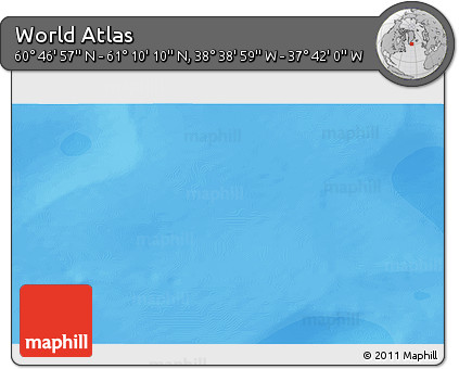 Political 3D Map of the Area around 60° 58' 34" N, 38° 10' 29" W