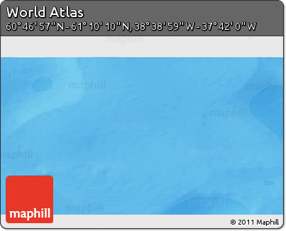 Political 3D Map of the Area around 60° 58' 34" N, 38° 10' 29" W