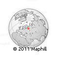 Outline Map of the Area around 60° 58' 34" N, 43° 25' 29" E, rectangular outline