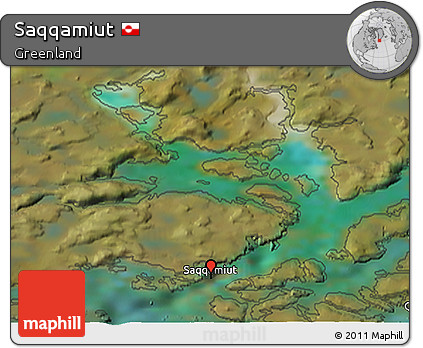 Satellite 3D Map of Saqqamiut