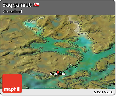 Satellite 3D Map of Saqqamiut