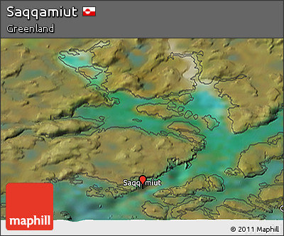 Satellite 3D Map of Saqqamiut