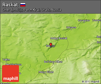 Physical 3D Map of Raskat