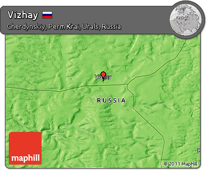 Political 3D Map of Vizhay