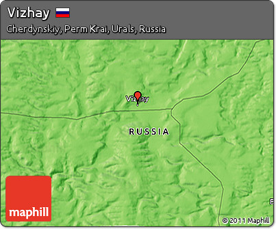 Political 3D Map of Vizhay