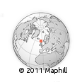 Outline Map of the Area around 60° 58' 34" N, 5° 1' 30" W, rectangular outline