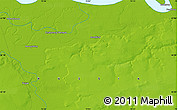 Physical Map of the area around 60° 58' 34" N, 74° 1' 30" E