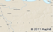 Shaded Relief Map of the area around 60° 58' 34" N, 74° 1' 30" E