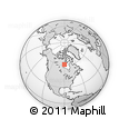 Where is the area around 60° 58' 34" N, 90° 1' 30" W located? Outline Map of the Area around 60° 58' 34" N, 90° 1' 30" W, rectangular outline