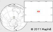 Blank Location Map of the area around 60° 2' 45" S, 121° 37' 30" E