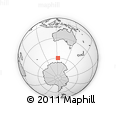 Outline Map of the Area around 60° 2' 45" S, 122° 28' 29" E, rectangular outline