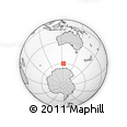 Outline Map of the Area around 60° 2' 45" S, 123° 19' 29" E, rectangular outline