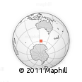 Outline Map of the Area around 60° 2' 45" S, 125° 1' 30" E, rectangular outline