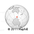 Outline Map of the Area around 60° 2' 45" S, 141° 10' 30" E, rectangular outline
