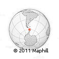 Outline Map of the Area around 60° 2' 45" S, 61° 7' 30" W, rectangular outline