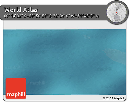 Satellite 3D Map of the Area around 60° 2' 45" S, 72° 10' 30" W
