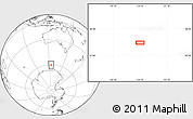 Blank Location Map of the area around 60° 23' 46" S, 124° 10' 30" E