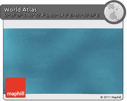 Satellite 3D Map of the Area around 60° 23' 46" S, 151° 22' 30" E