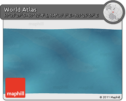 Satellite 3D Map of the Area around 60° 23' 46" S, 164° 58' 29" E