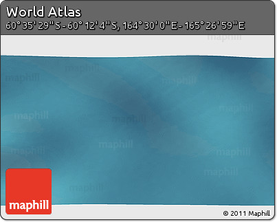 Satellite 3D Map of the Area around 60° 23' 46" S, 164° 58' 29" E