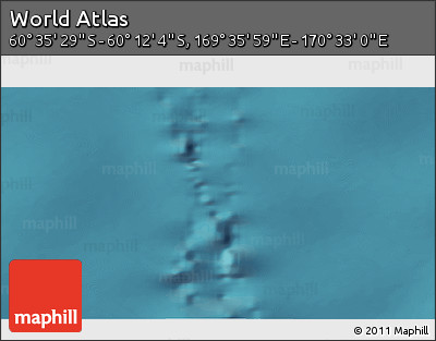Satellite 3D Map of the Area around 60° 23' 46" S, 170° 4' 29" E