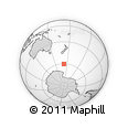 Outline Map of the Area around 60° 23' 46" S, 171° 46' 30" E, rectangular outline