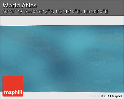Satellite 3D Map of the Area around 60° 44' 41" S, 163° 16' 30" E