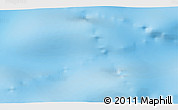 Physical 3D Map of the area around 60° 44' 41" S, 37° 19' 30" W