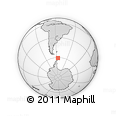 Outline Map of the Area around 60° 44' 41" S, 56° 1' 29" W, rectangular outline