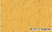 Political Map of the area around 61° 19' 16" N, 101° 13' 29" E