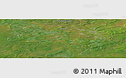 Satellite Panoramic Map of the area around 61° 19' 16" N, 102° 55' 30" E
