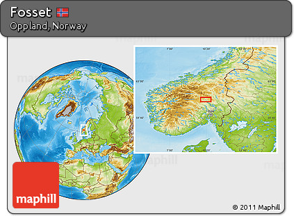 Physical Location Map of Fosset