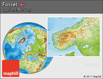 Physical Location Map of Fosset