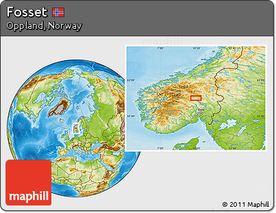 Physical Location Map of Fosset