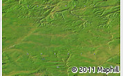 Satellite Map of the area around 61° 19' 16" N, 117° 22' 30" E